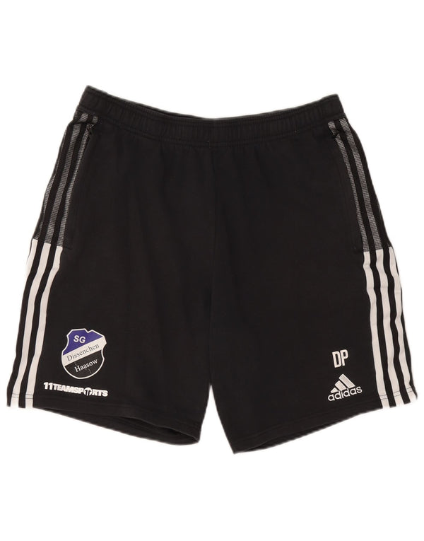 Adidas Mens Sport Shorts Grande Algodão Preto