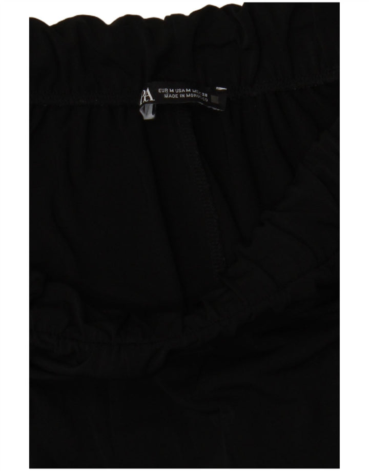 Calça de treino feminina ZARA Joggers UK 12 médio preto
