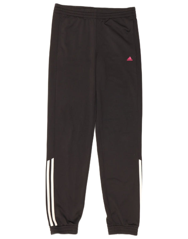 Calças de treino Adidas meninas joggers 14-15 anos preto poliéster