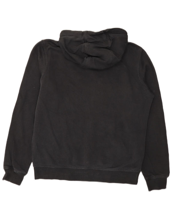 Nike Mens Hoodie Jumper Medium Black Cotton