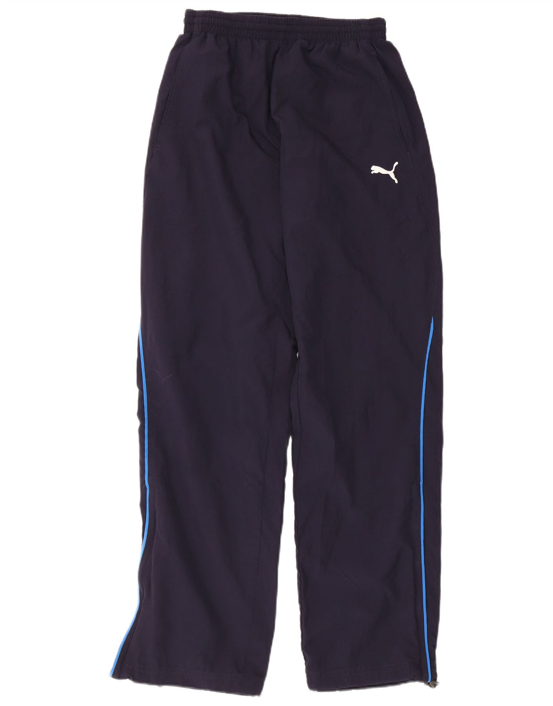 Calça de treino masculina Puma pequena azul marinho poliéster
