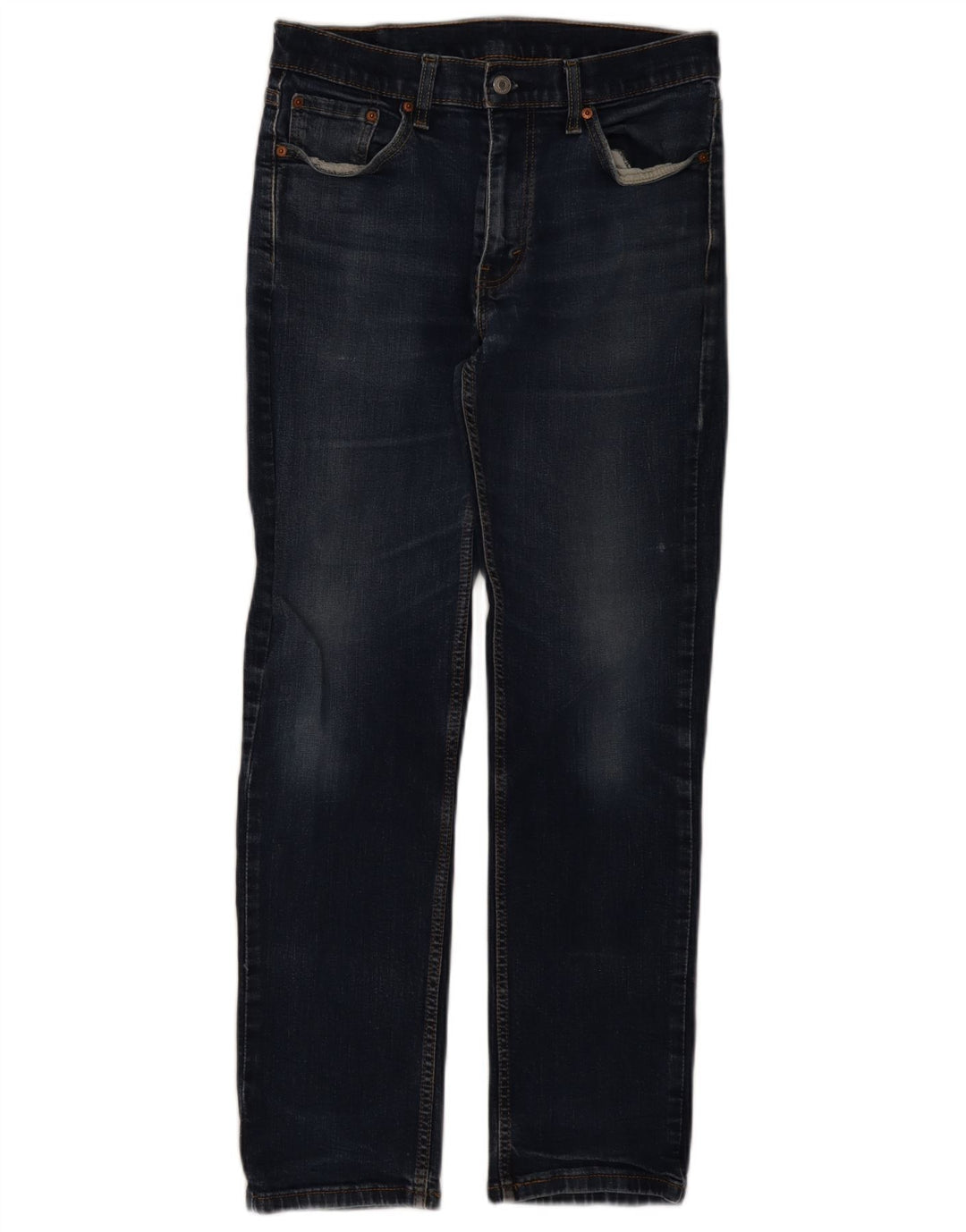 Calça jeans masculina Levi's 514 Straight tamanho 33W33 L32 azul algodão