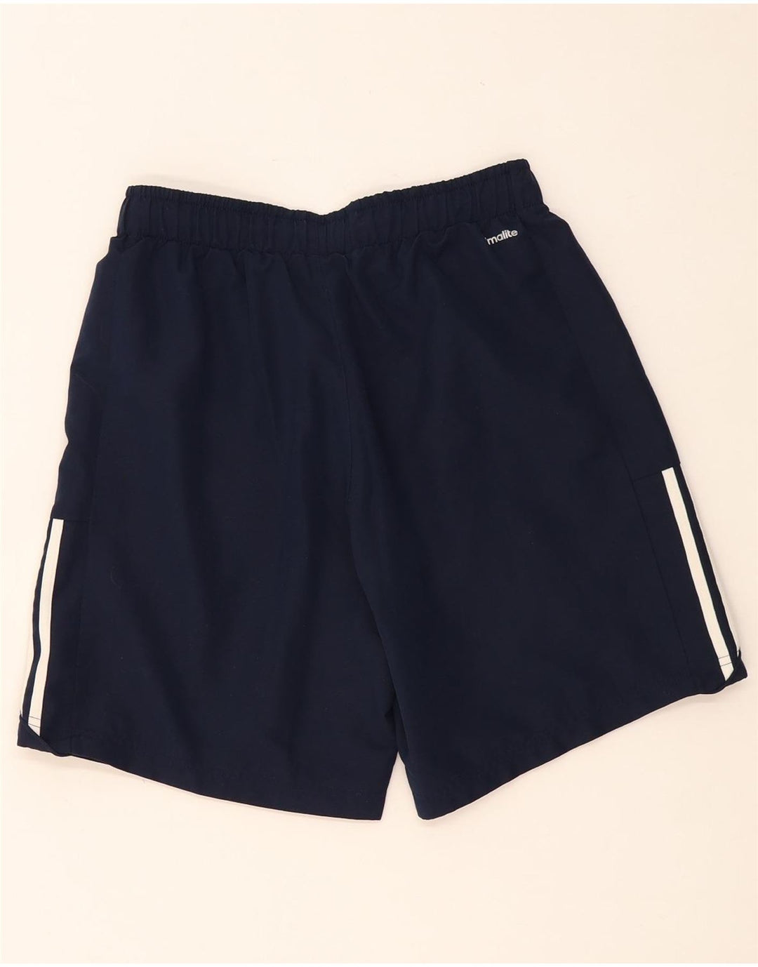 Shorts esportivos masculinos ADIDAS Climalite médio azul marinho poliéster