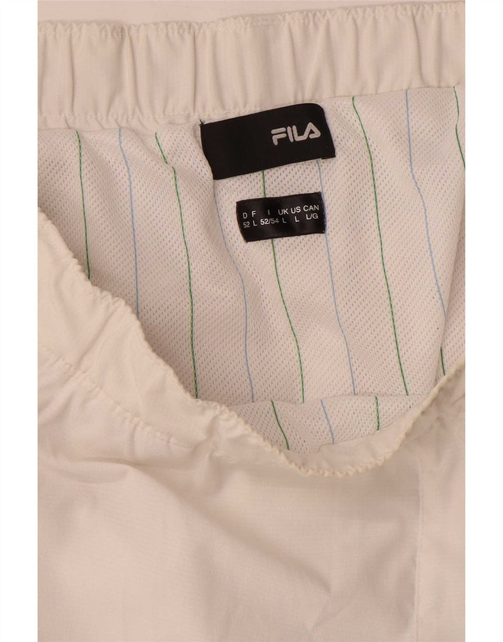 Fila Shorts De Natação Masculino Grande Branco