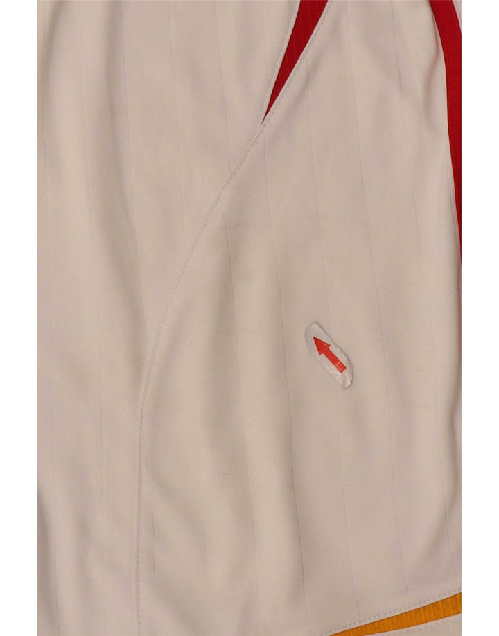 Shorts esportivos masculinos Adidas XL branco colorblock poliéster