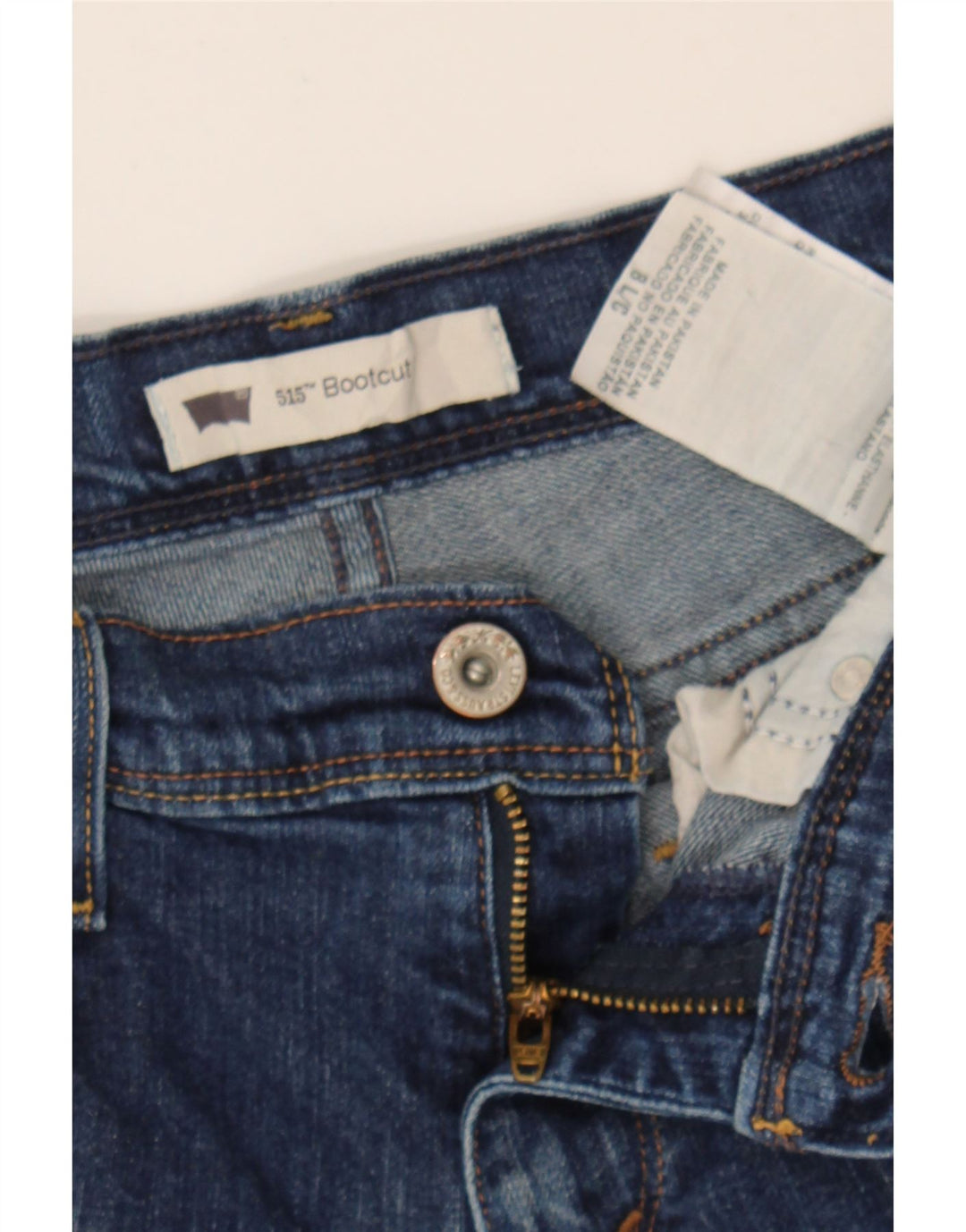 LEVI'S Womens 515 Denim Shorts US 8 Medium W30  Blue Cotton Vintage Levi's and Second-Hand Levi's from Messina Hembry 