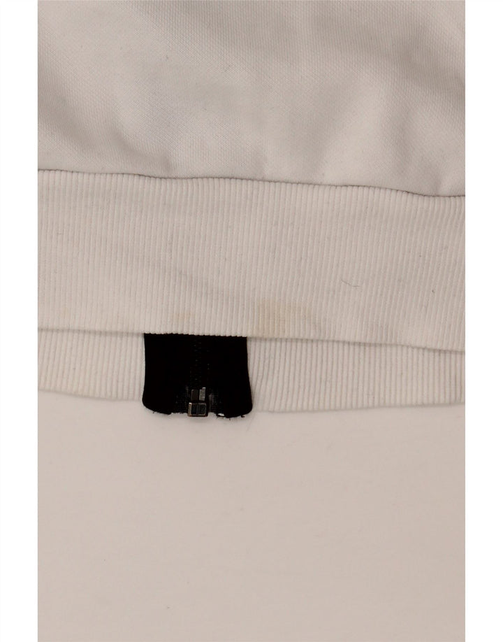 Puma Mens Graphic Tracksuit Top Jaqueta Médio Branco Colorblock