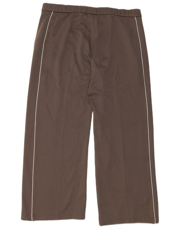 Calça de treino feminina Adidas UK 16 grande cinza poliéster