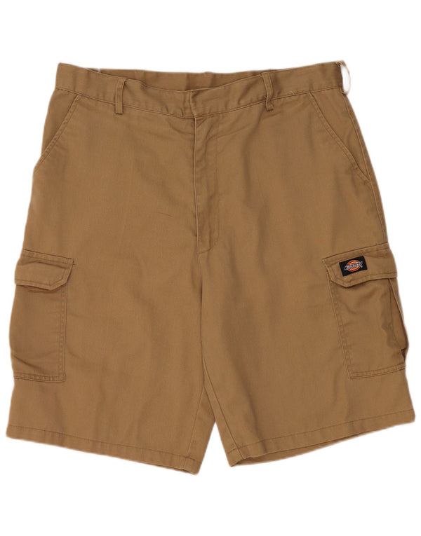 Shorts cargo masculino Dickies W36 grande poliéster bege