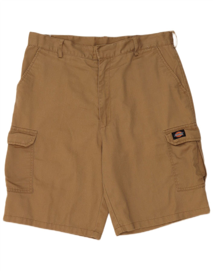 Shorts cargo masculino Dickies W36 grande poliéster bege