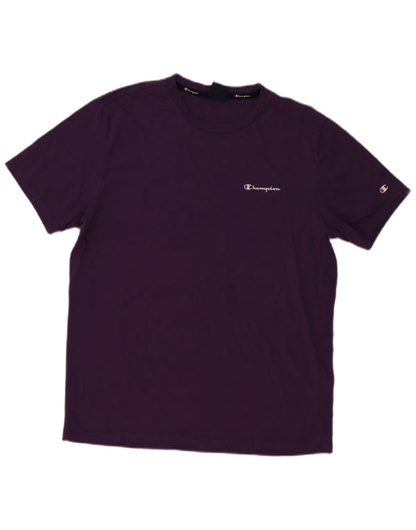 Camiseta masculina Champion Top 2XL Algodão Roxo