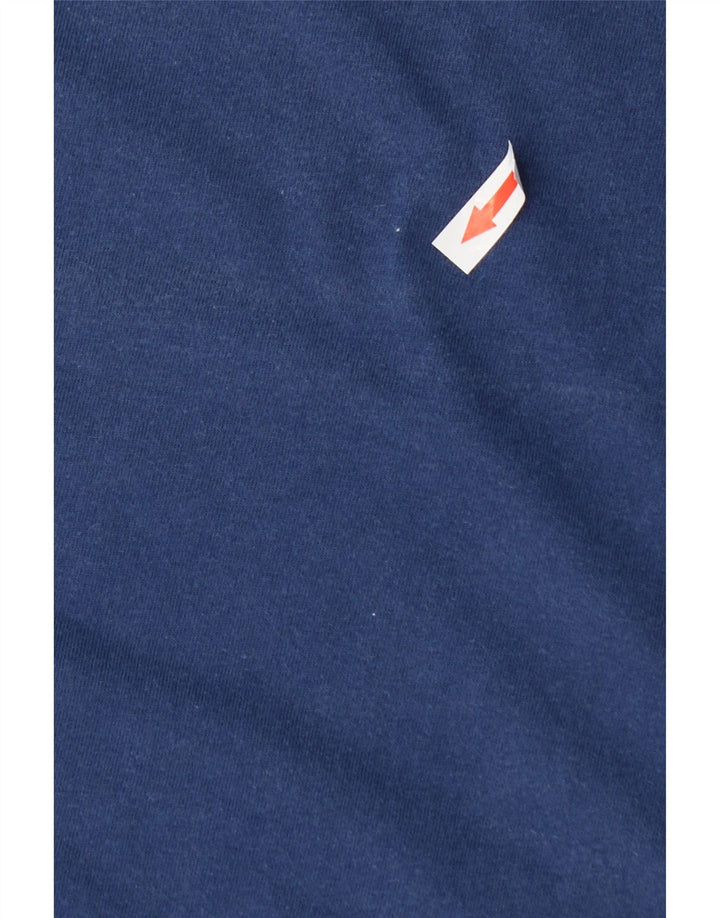 Camiseta masculina gráfica Saltrock Top grande algodão azul