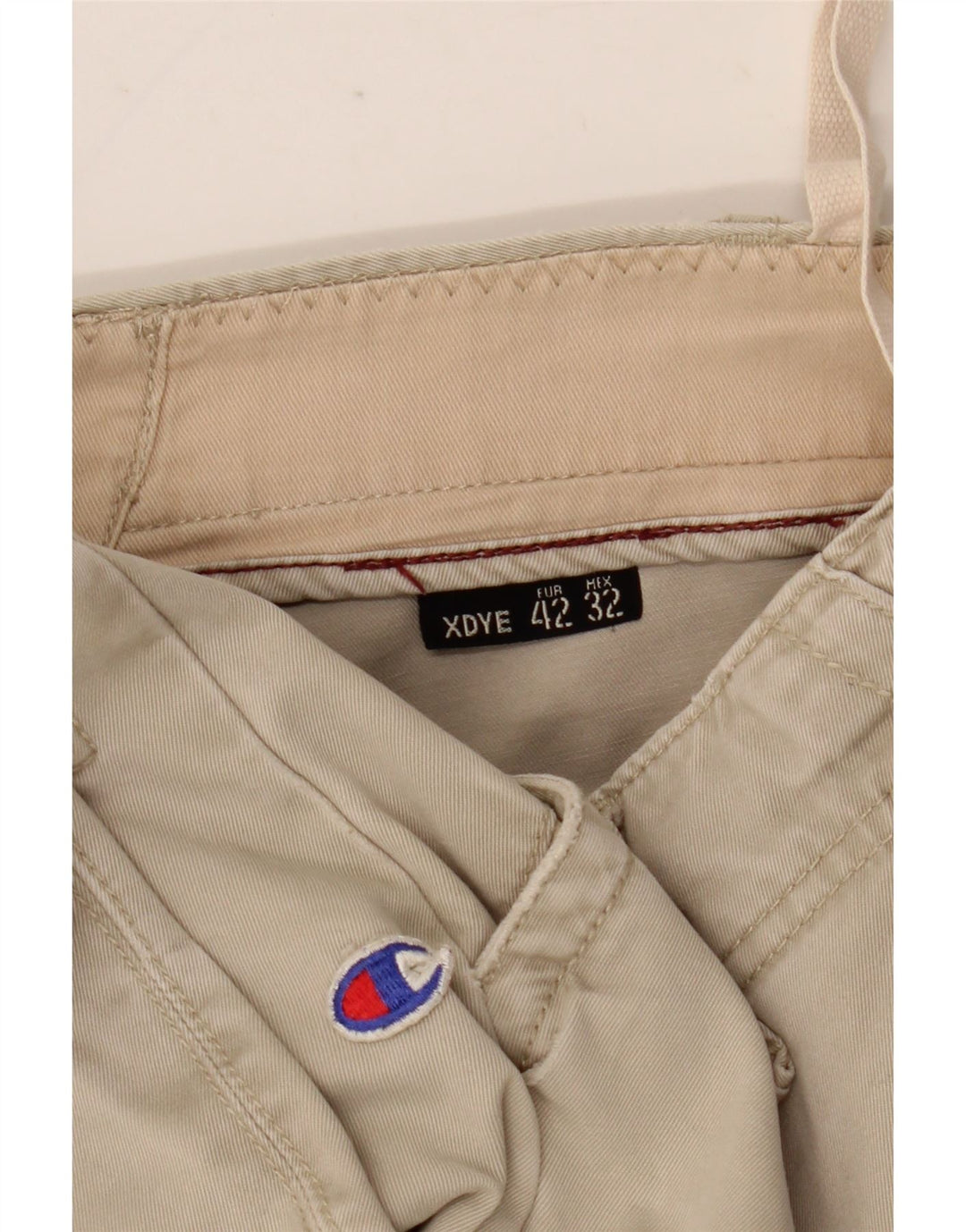 Calça cargo feminina reta XDYE EU 42 grande W34 L31 bege