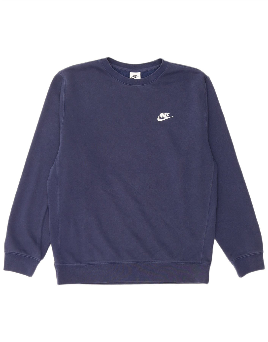 NIKE Mens Moletom Jumper Pequeno Azul Marinho