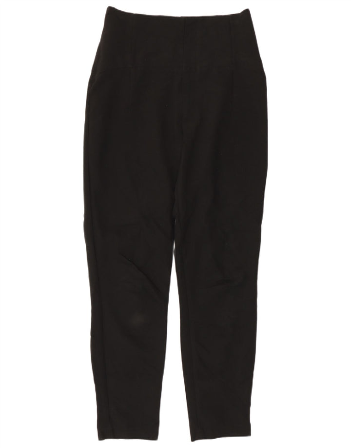 Zara Calça feminina casual slim média W28 L28 preta