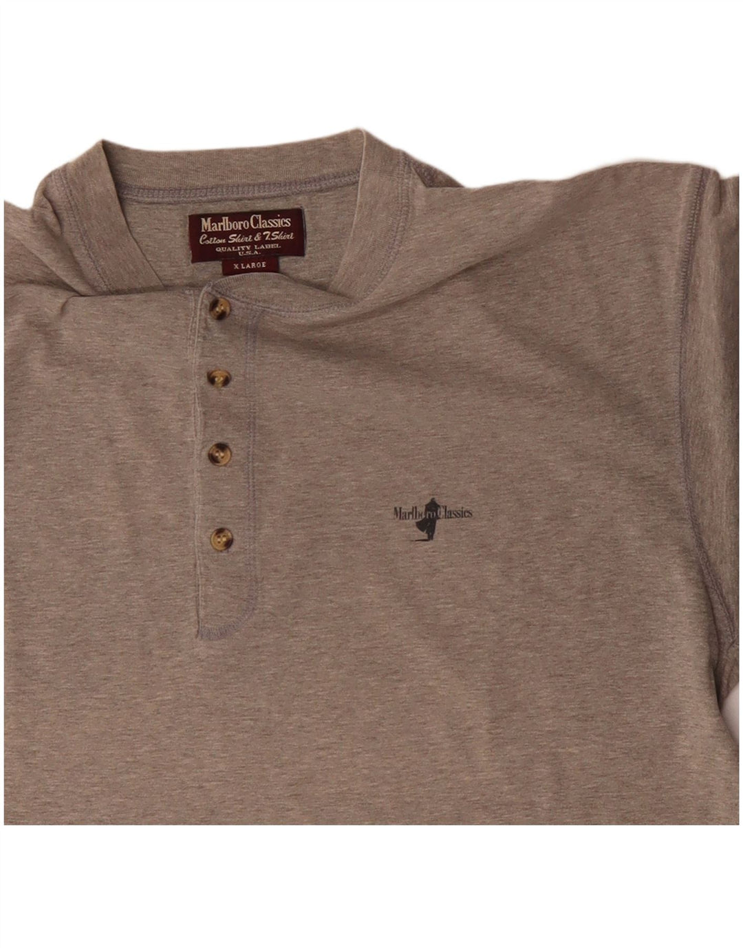 Camiseta masculina MARLBORO CLASSICS Top XL algodão cinza