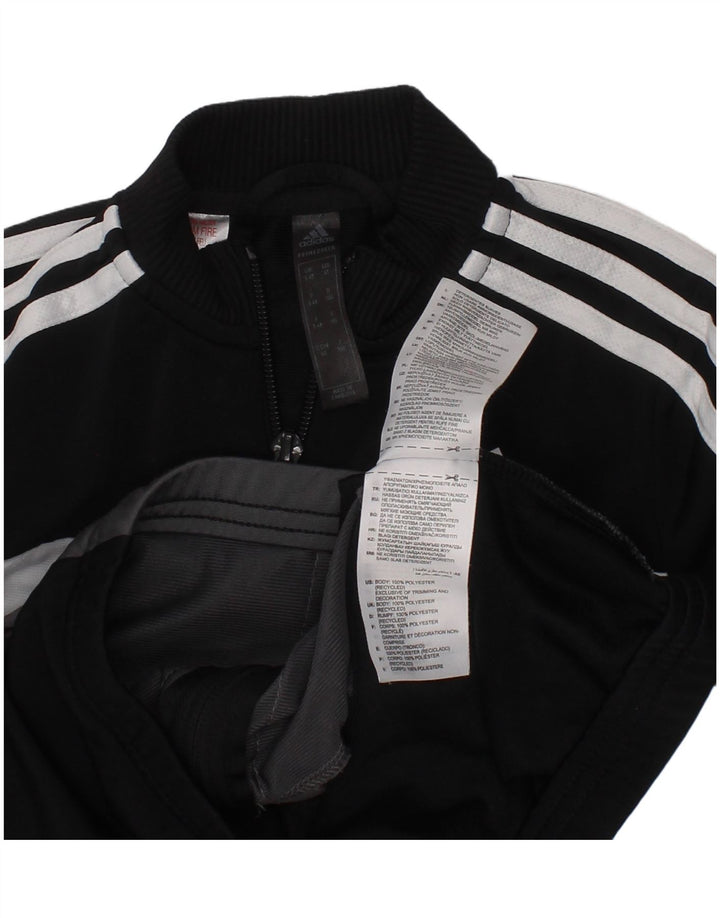 Jaqueta Adidas Meninos Treino Top 3-4 Anos Preto Colorblock Poliéster