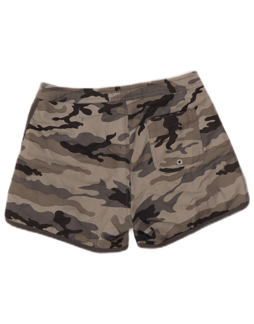 Shorts feminino casual VANS W27 pequeno cinza camuflado