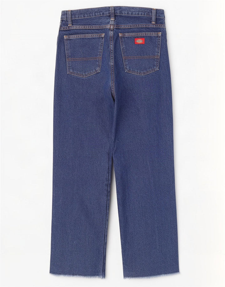 Calça jeans reta masculina Dickies W30 L28 algodão azul