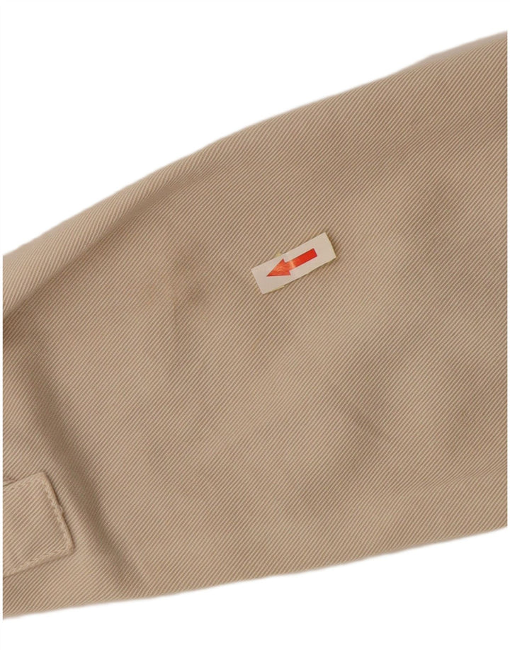Camisa jeans masculina Zara pequena algodão bege