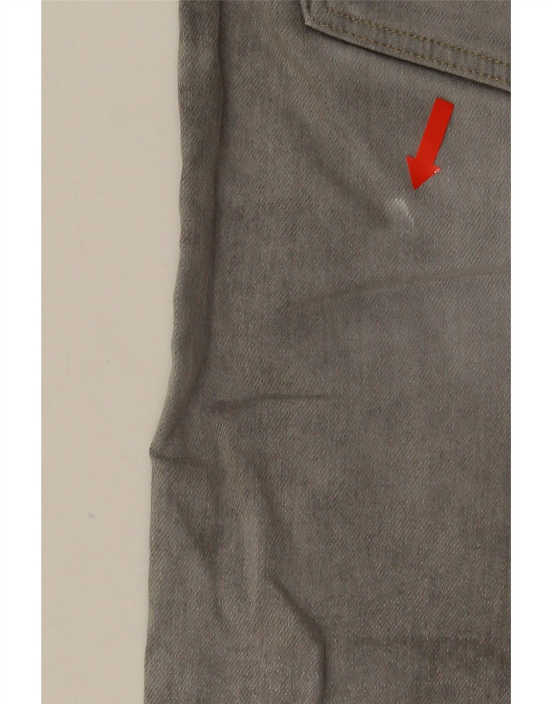 Jeans retos masculinos G-Star W28 L26 algodão cinza