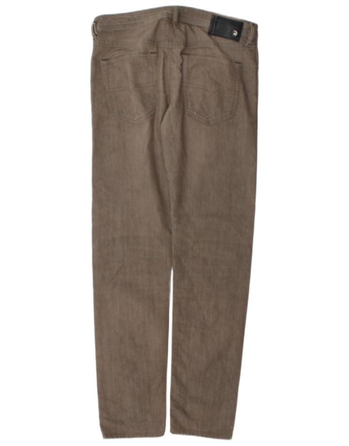 Jeans retos masculinos Diesel W32 L32 algodão cinza