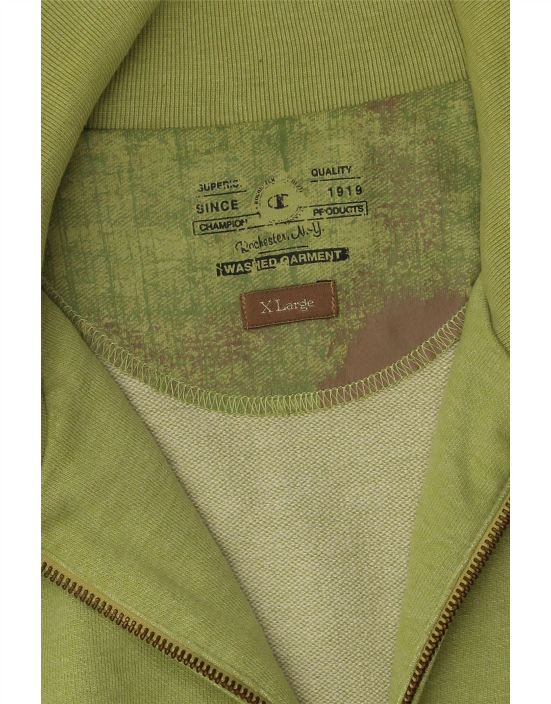 CHAMPION Mens Tracksuit Top Jacket XL Green Cotton Vintage Champion and Second-Hand Champion from Messina Hembry 