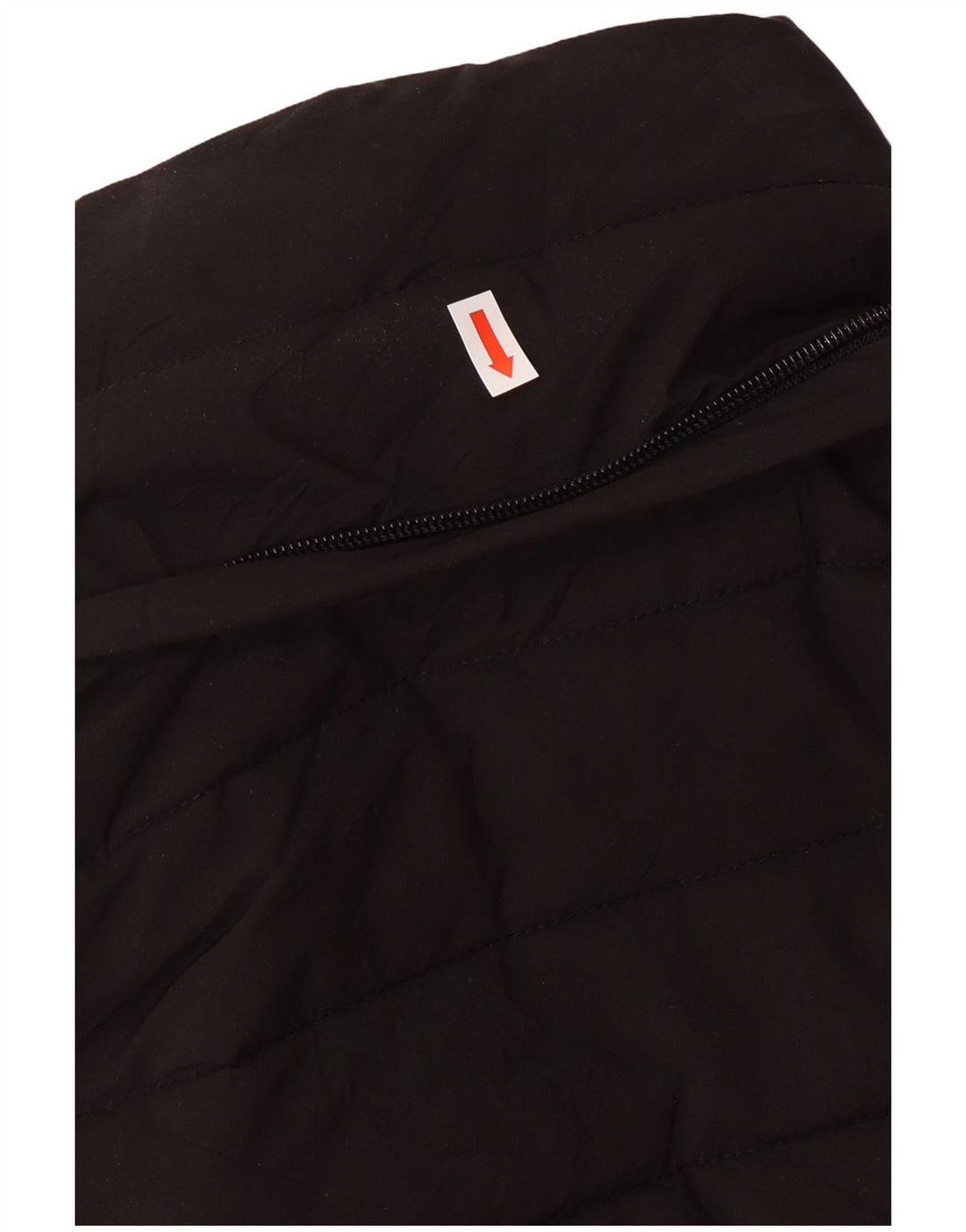 Jaqueta acolchoada feminina Nautica UK 10 poliéster preto pequeno
