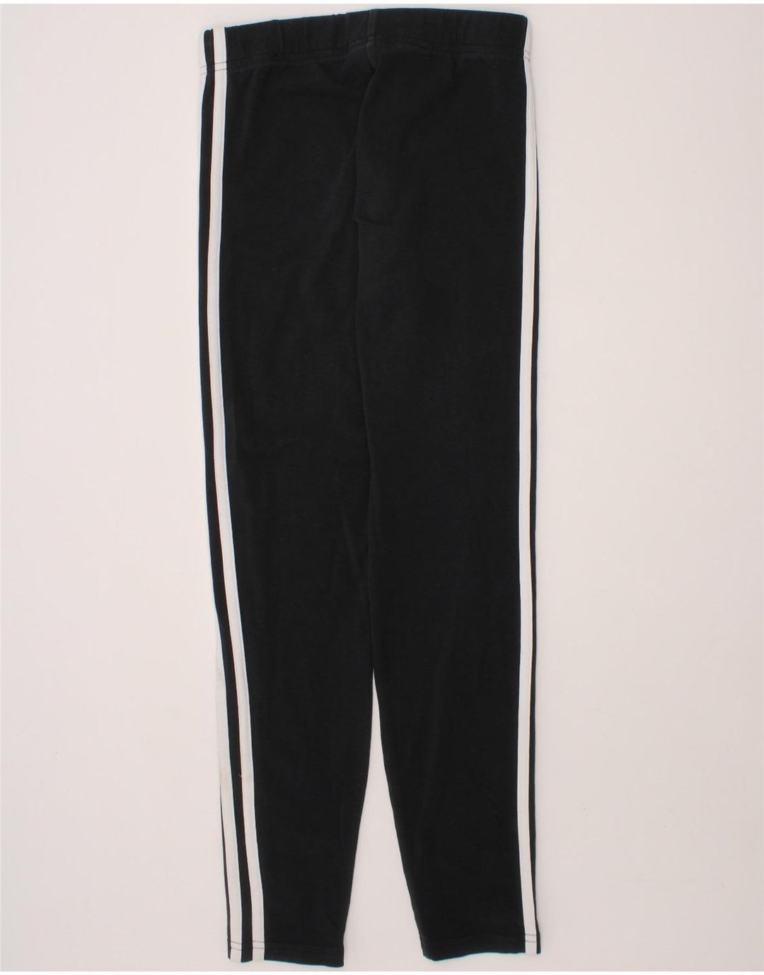 ADIDAS Girls Leggings 11-12 Years  Black Cotton Vintage Adidas and Second-Hand Adidas from Messina Hembry 