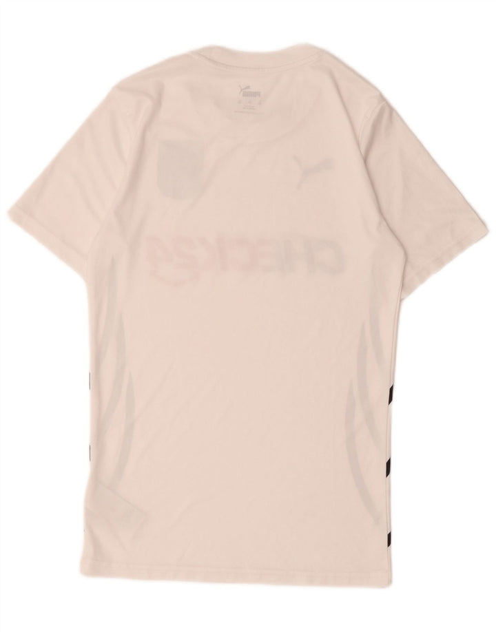 Puma Camiseta Masculina Graphic Top XS Poliéster Branco