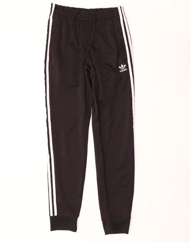 Adidas Mens Treino Calças Joggers Pequeno Poliéster Preto
