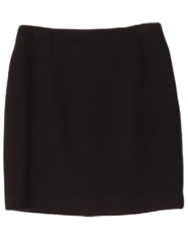 Mini saia feminina Etam IT 36 XS W24 lã preta