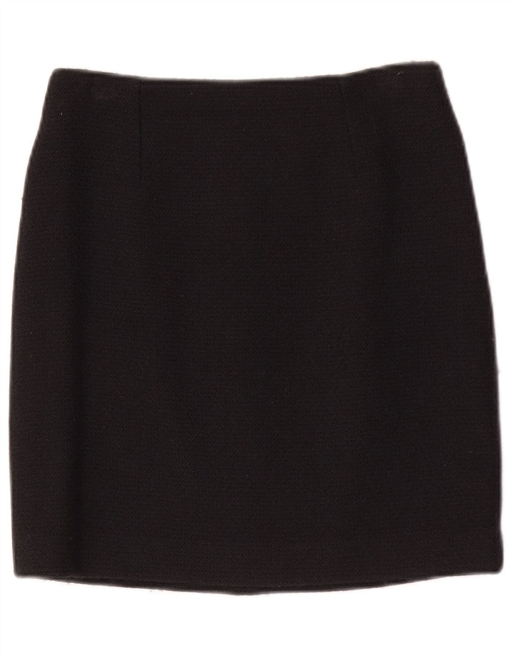 Mini saia feminina Etam IT 36 XS W24 lã preta