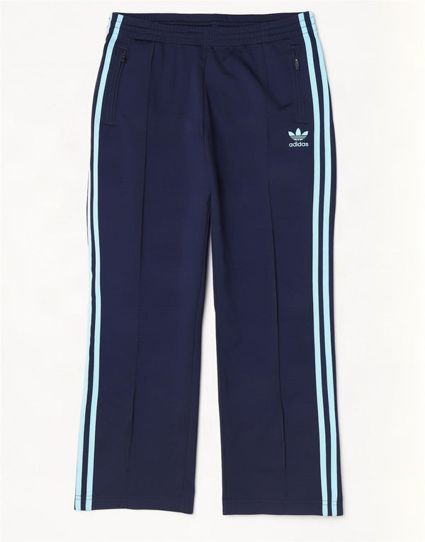Calça de treino feminina Adidas EU 40 médio azul marinho poliéster