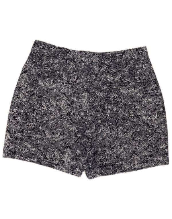 Shorts chino feminino Mountain Warehouse UK 10 pequeno W30 algodão floral azul