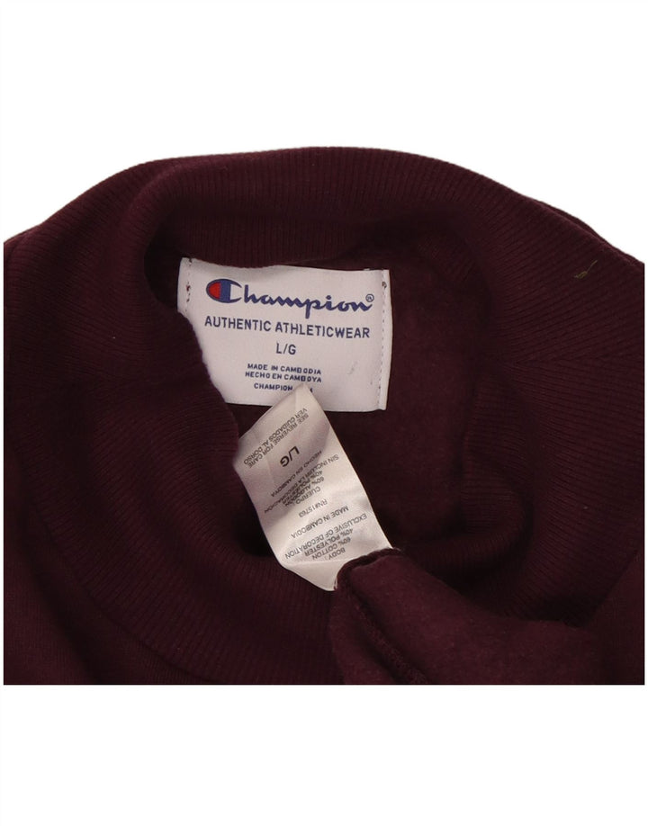 CHAMPION Suéter feminino oversized com estampa gráfica Reino Unido 16 grande roxo