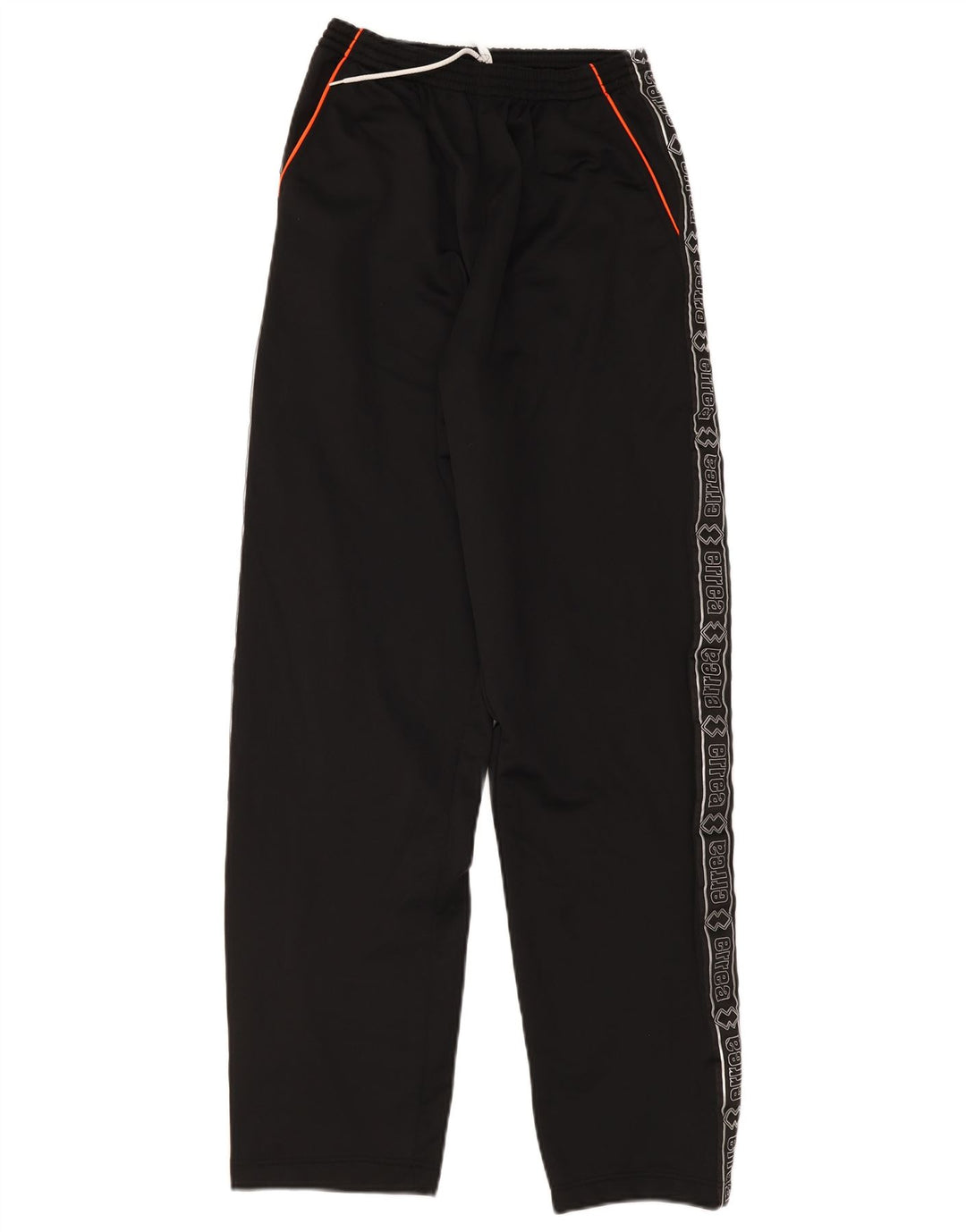Calça de treino masculina Errea com estampa gráfica grande de poliéster preto