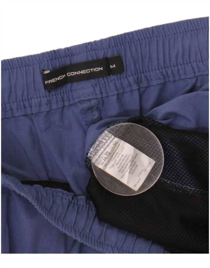 Shorts de natação masculino French Connection algodão azul médio