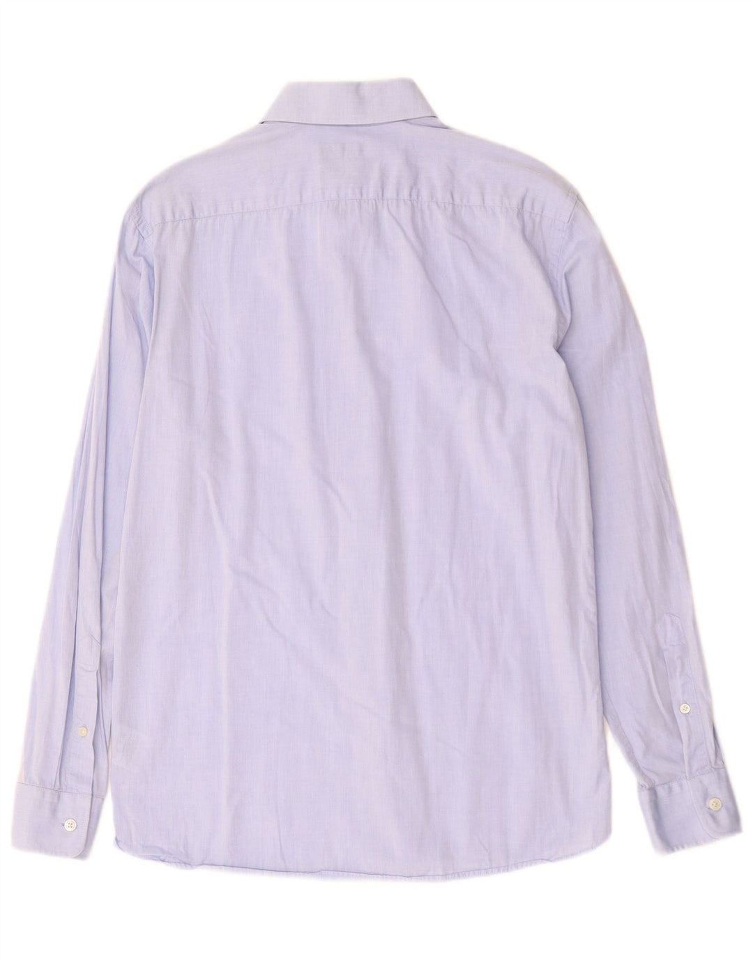 Camisa masculina Jaeger tamanho 15,5 algodão azul médio