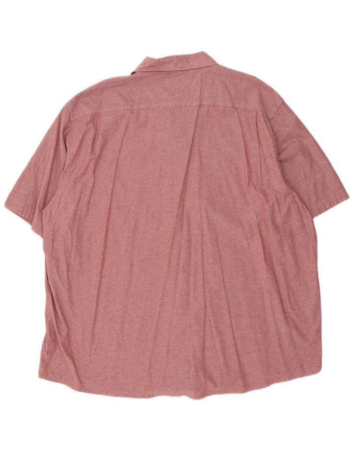 Camisa Wrangler masculina de manga curta 2XL algodão rosa