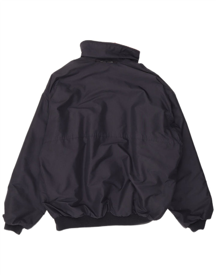 Jaqueta bomber masculina Musto UK 42 XL poliéster azul marinho