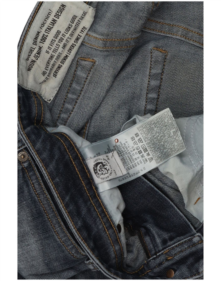 Jeans masculino diesel desgastado slim W32 L32 algodão azul