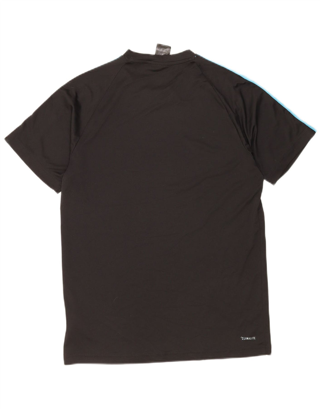 Adidas Mens Climalite Camiseta Top Médio Poliéster Preto