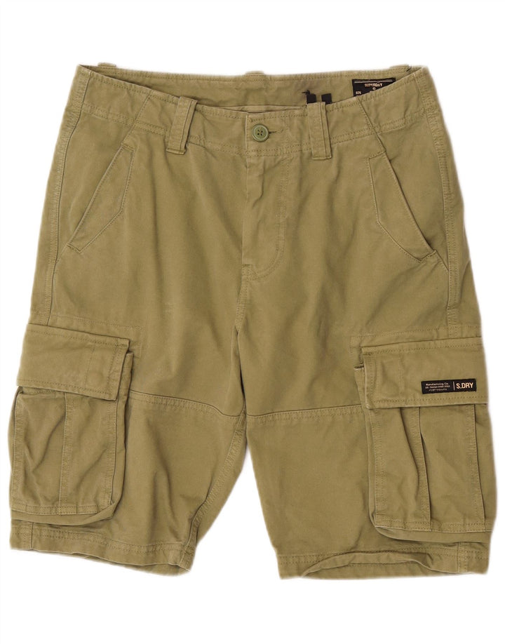 Shorts Cargo Masculino Superdry W32 Algodão Cáqui Médio