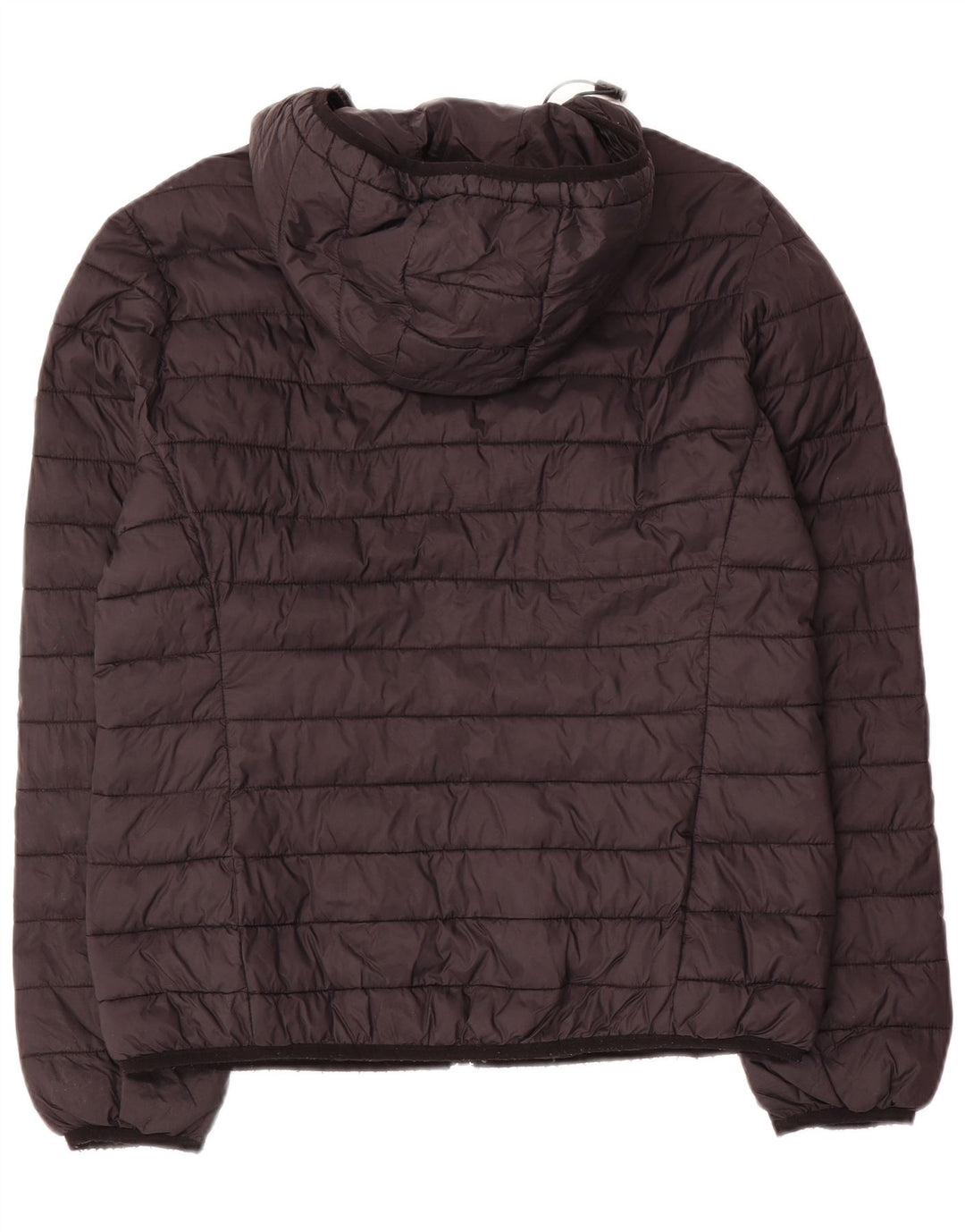 Jaqueta feminina acolchoada com capuz Carrera UK 16 grande nylon preto