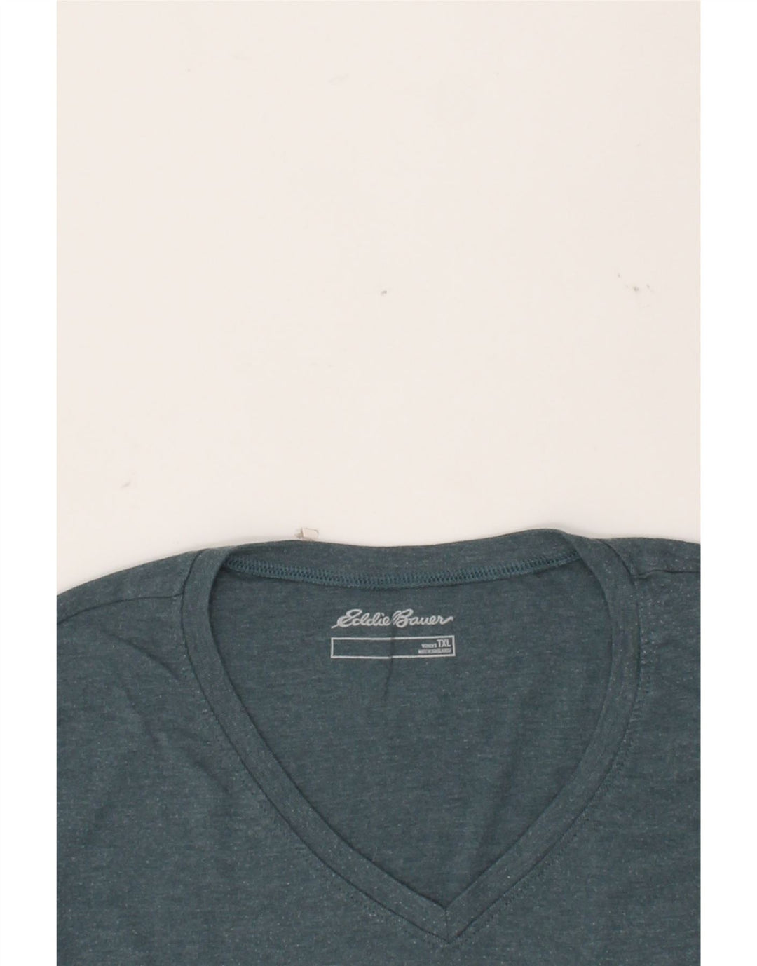 EDDIE BAUER Womens T-Shirt Top UK 18 XL Blue Cotton Vintage Eddie Bauer and Second-Hand Eddie Bauer from Messina Hembry 