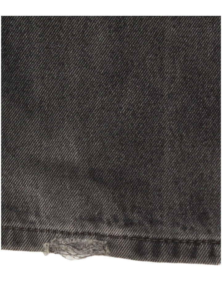 Calça jeans masculina Levi's 505 Straight W34 L32 cinza algodão