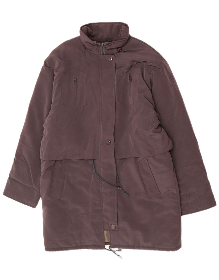Sobretudo oversized feminino vintage UK 18 XL marrom