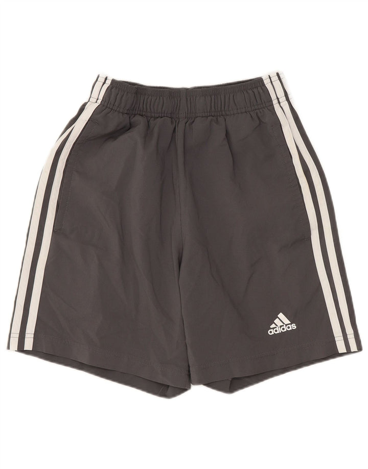 Shorts esportivos masculinos ADIDAS 9-10 anos XS cinza poliéster