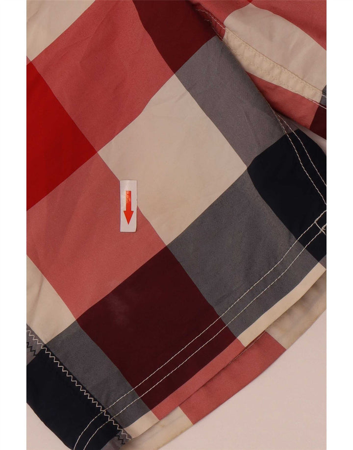 Shorts de banho Tommy Hilfiger para meninos 13-14 anos xadrez multicolorido